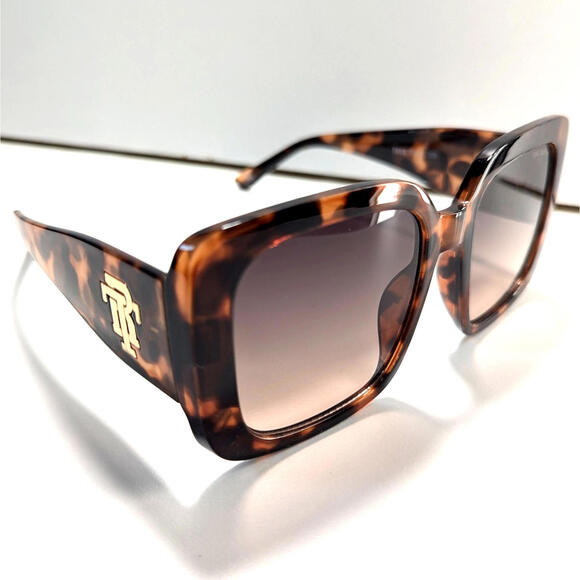 True Religion Sunglasses TR57234 Tortoise/Brown  Oversized $190 - Picture 1 of 9